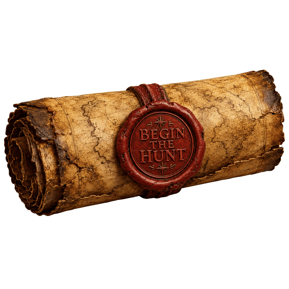 Rolled scroll, sealed with wax